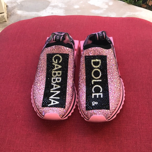 Dolce & Gabbana Shoes - Dolce & Gabbana  Crystal Sorrento Sneakers